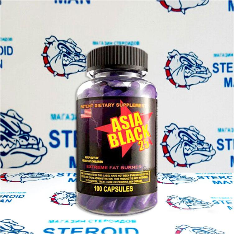Азия Блэк от Cloma Pharma (100капс25мг) 1 Азия Блэк от Cloma Pharma (100капс25мг)